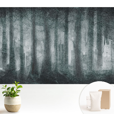 Modern tapéta Városi rejtély az erdő magányában