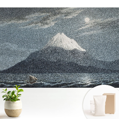 Tapéta Éjszakai hegyek és tenger