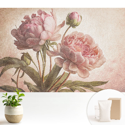 Modern tapéta Bazsarózsa virágok klasszikus stílusban