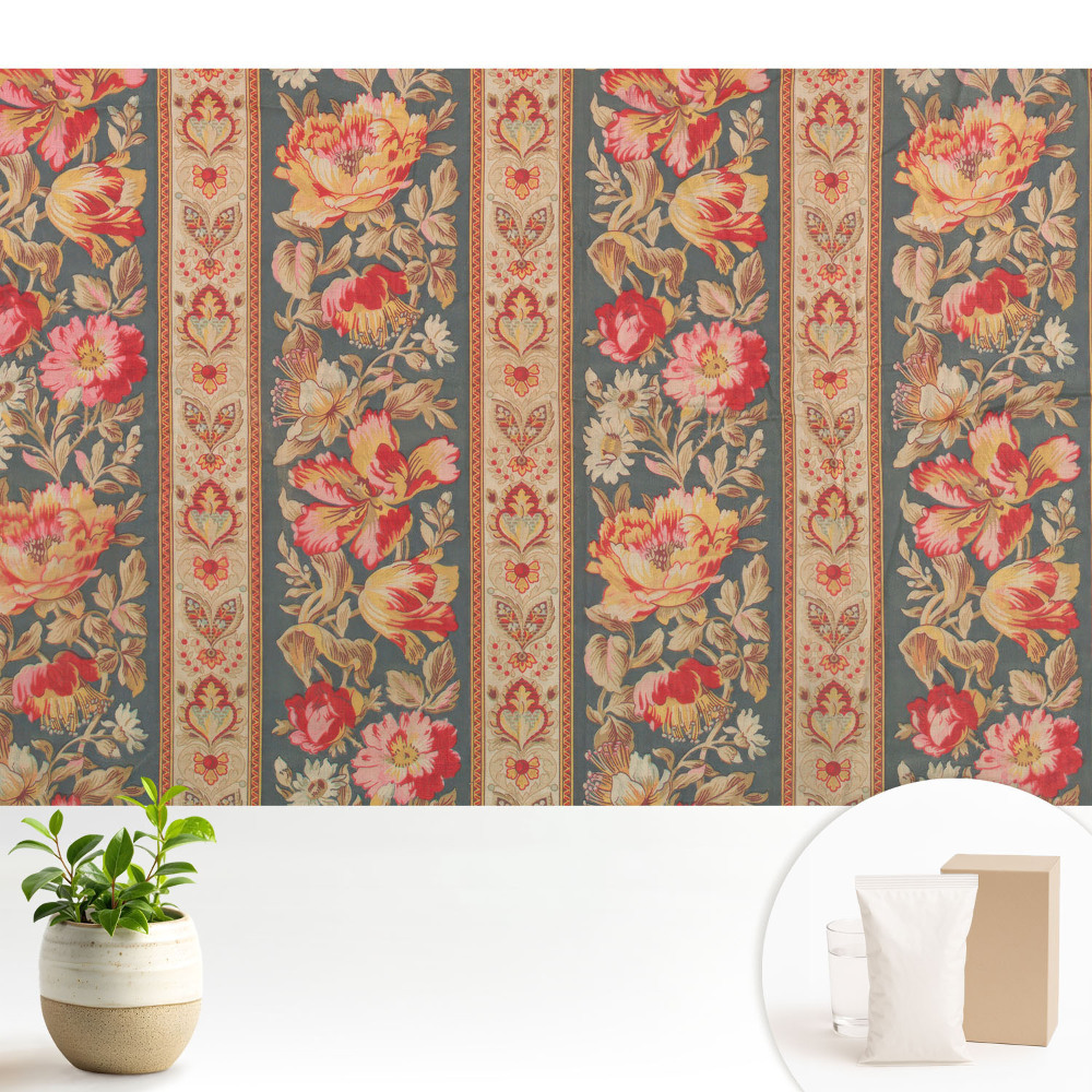 Tapéta Klasszikus stílusú virágok és levelek