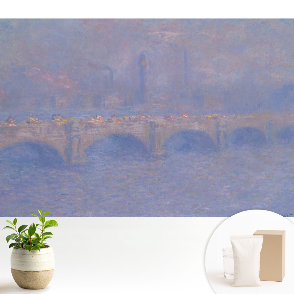 Tapéta Impresszionista, nosztalgikus, ködös híd