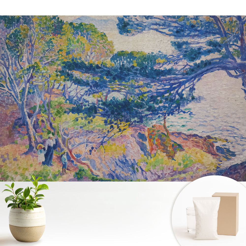 Modern tapéta Színes táj, békés harmónia