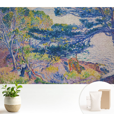 Modern tapéta Színes táj, békés harmónia