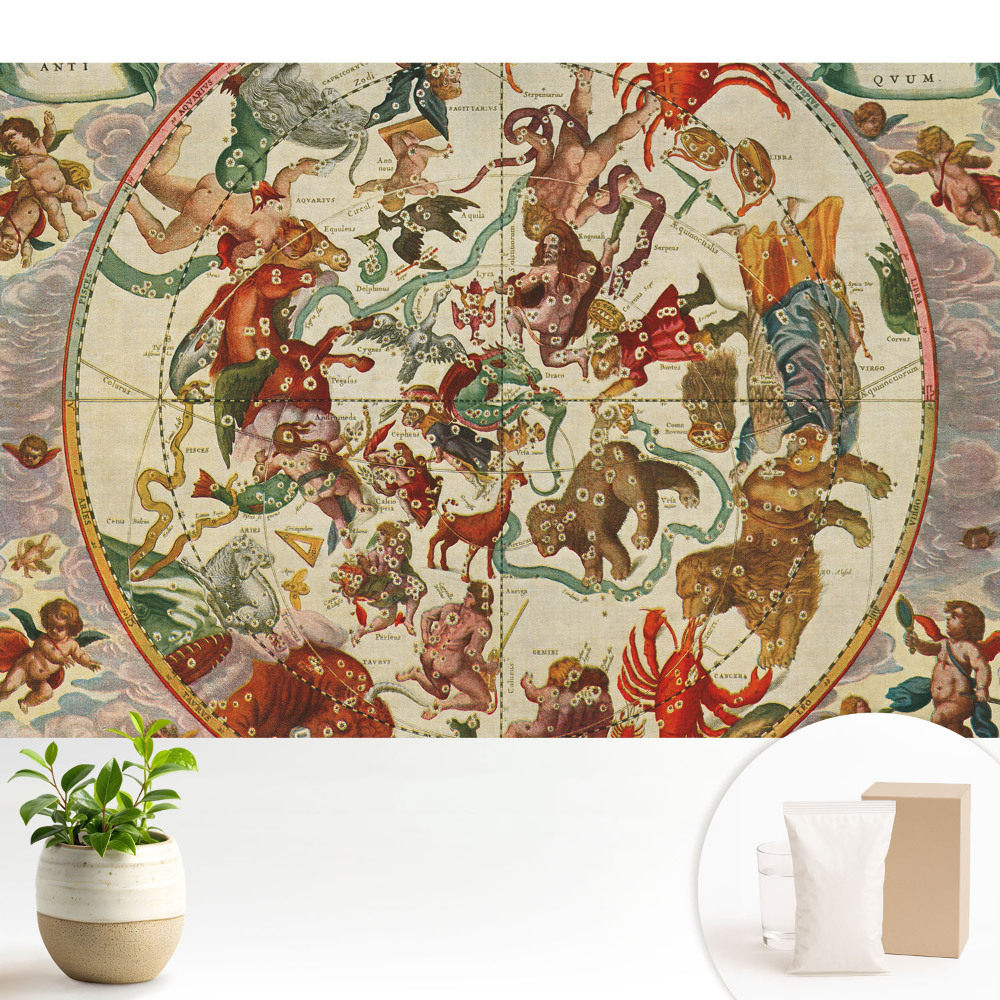 Dekor tapéta Klasszikus kozmogram mitológiai alakokkal