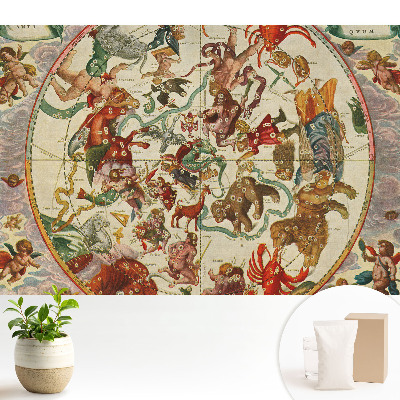 Dekor tapéta Klasszikus kozmogram mitológiai alakokkal