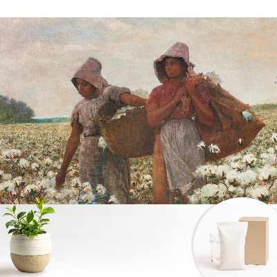 Modern tapéta Rusztikus pamutmező