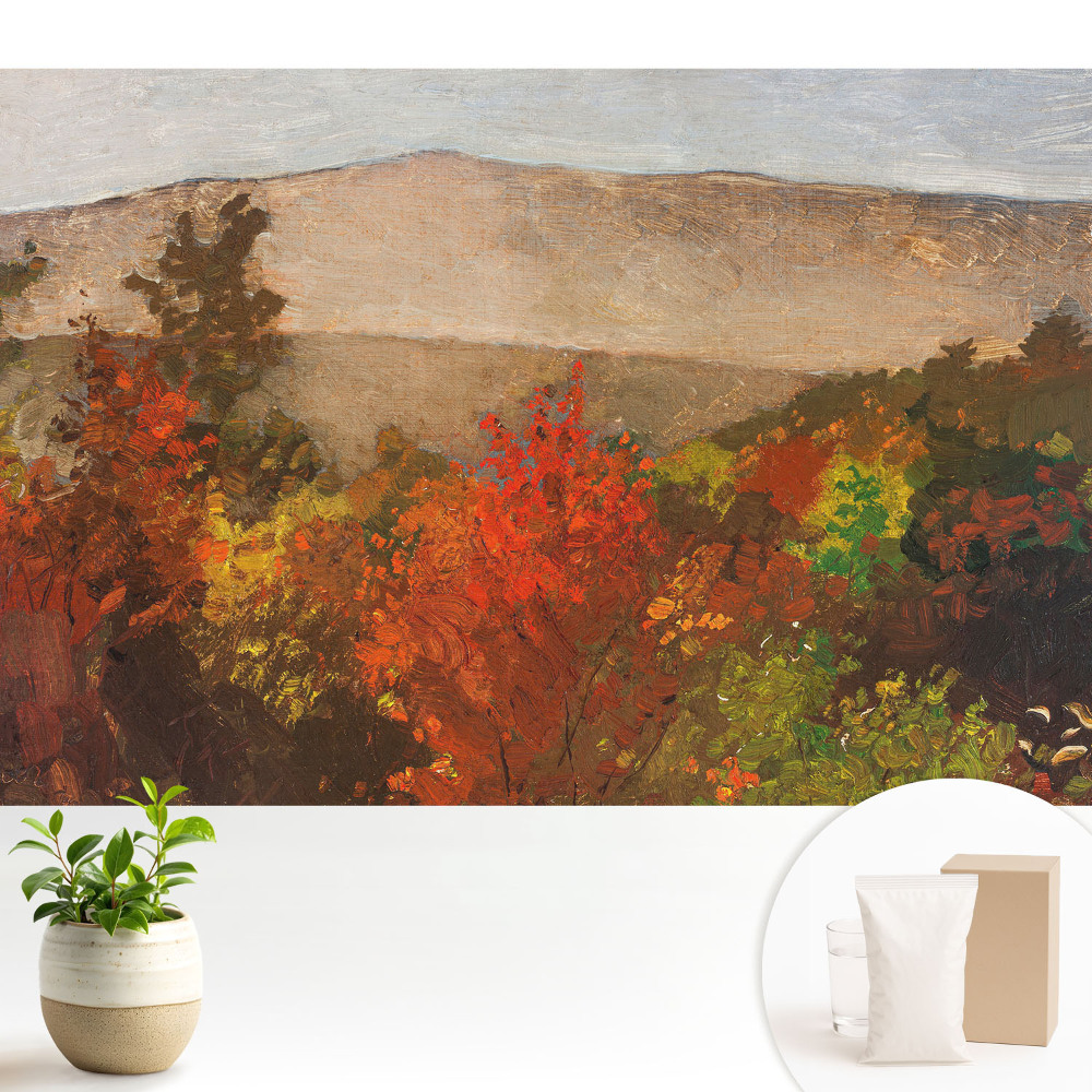 Tapéta Őszi árnyalatok és festői hegyek