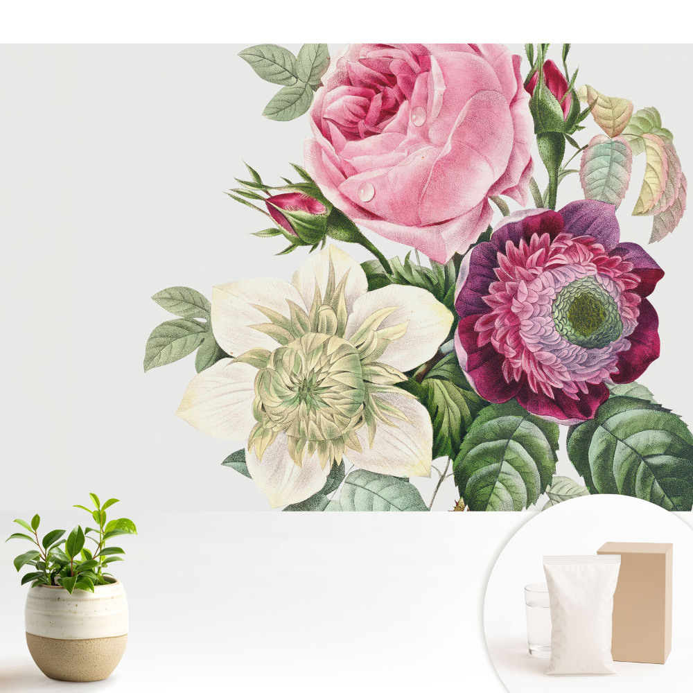 Modern tapéta Virágok klasszikus stílusban