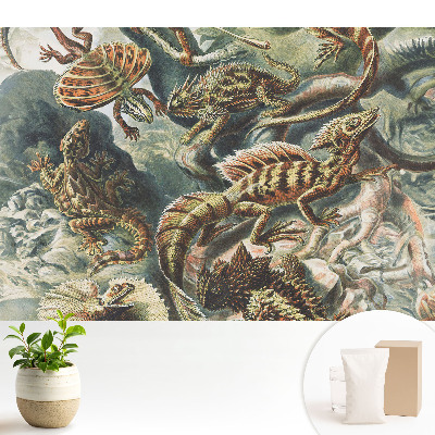 Dekor tapéta Mesés gyíkok mintás természet