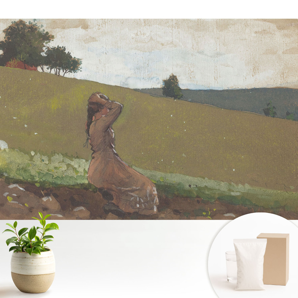 Dekor tapéta Idilli nő a dombon