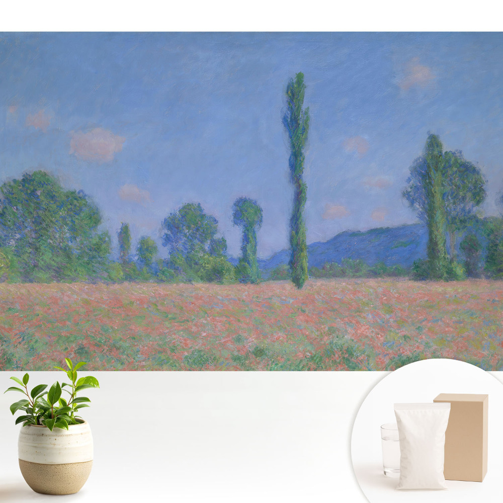 Tapéta Impresszionista tájkép nyárfákkal