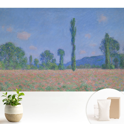 Tapéta Impresszionista tájkép nyárfákkal