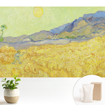 Dekor tapéta Sárga búzamező tájjal