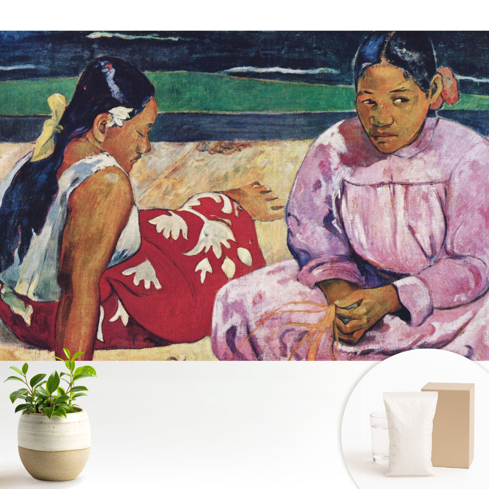 Modern tapéta Egzotikus motívumok, meleg színek, nyugalom