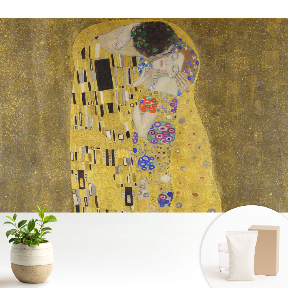 Modern tapéta Meghitt ölelés szecessziós stílusban