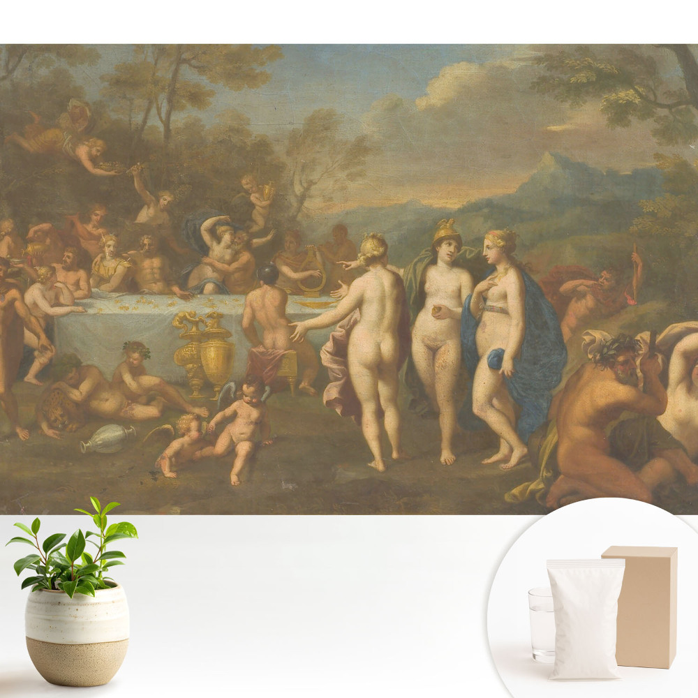 Dekor tapéta Az ősi mitológiai karakterek harmóniát lakomáznak