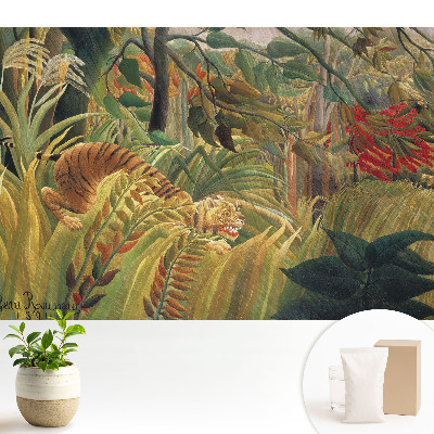 Modern tapéta Dzsungelparadicsom rejtett ragadozóval