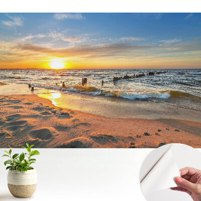 Dekor tapéta Naplemente a tenger felett