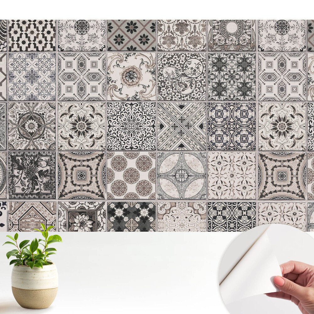 Öntapadó tapéta Klasszikus mintázatú csempék