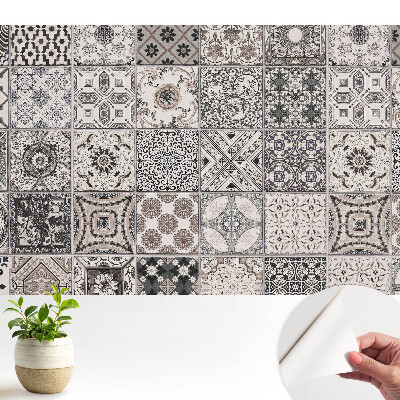 Öntapadó tapéta Klasszikus mintázatú csempék