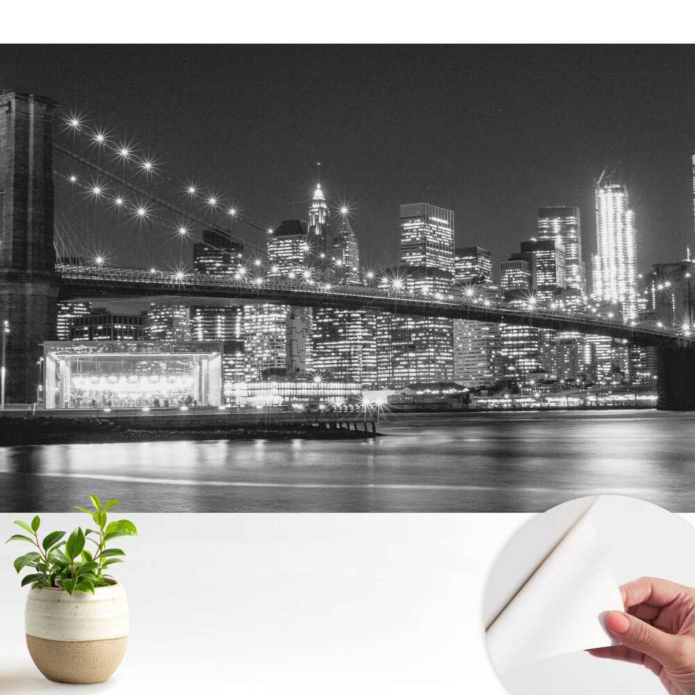 Öntapadó tapéta Az éjszakai város, lenyűgöző panoráma