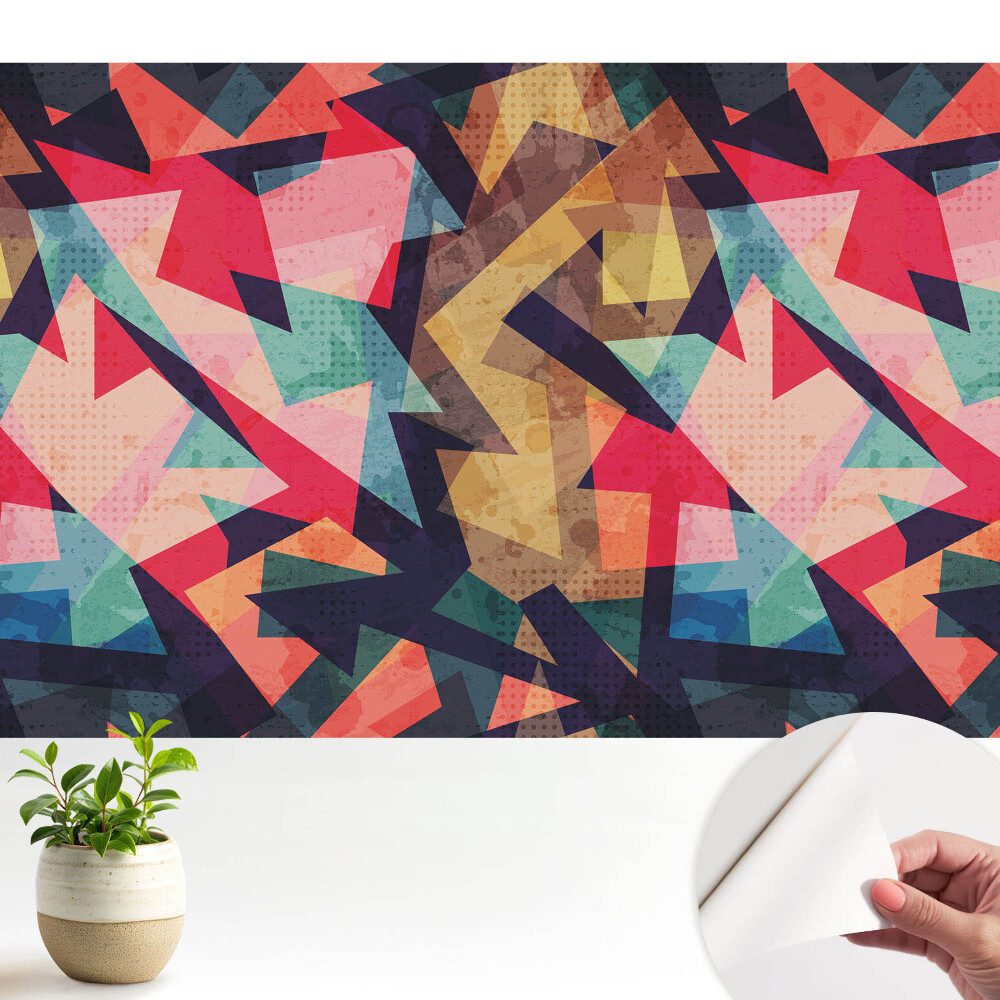 Tapéta Élénk színek absztrakt mozaikja