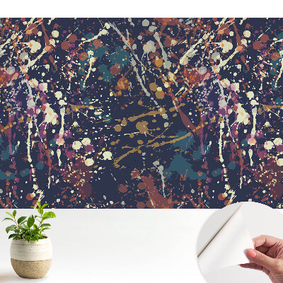 Dekor tapéta Színes vonalak absztrakt foltjai