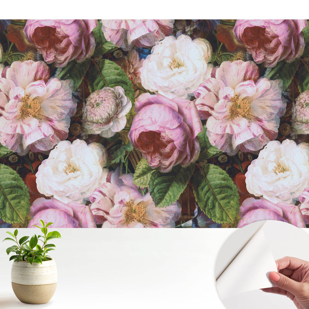 Öntapadós tapéta Virágok klasszikus stílusban