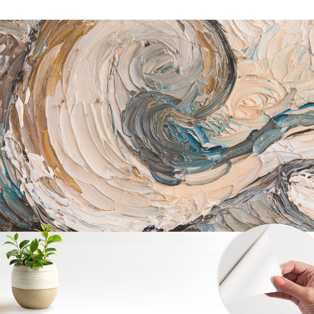 Tapéta Színek és örvények absztrakt mozaikja