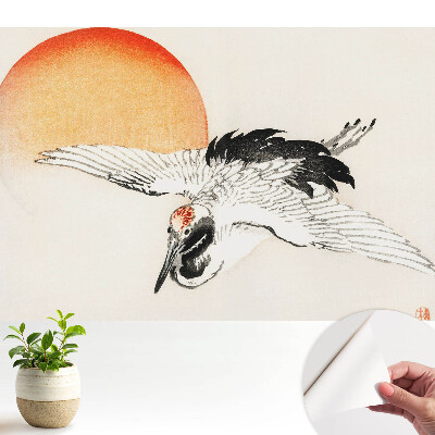 Öntapadós tapéta falra Egy repülő madár finom motívuma