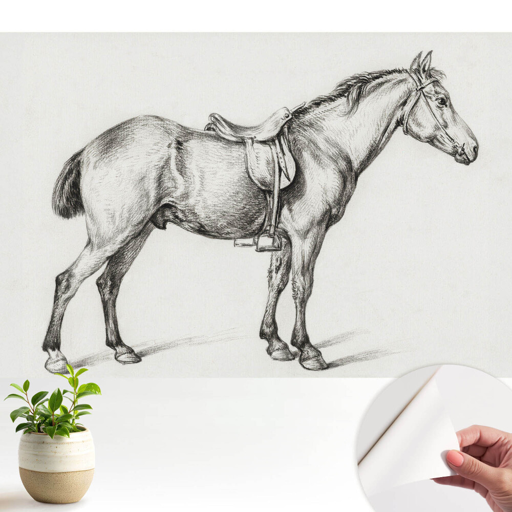 Tapéta Realisztikus ló nyereggel