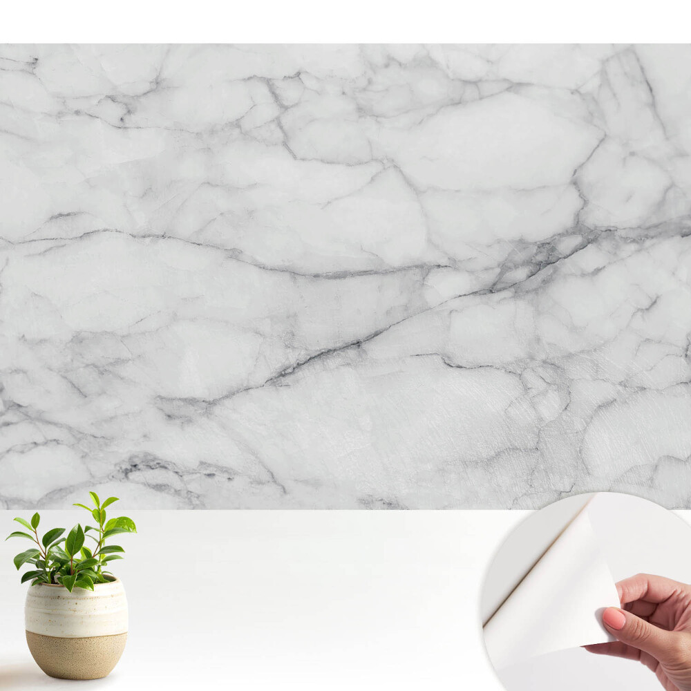 Öntapadó tapéta Klasszikus márványminta szürke árnyalatokban