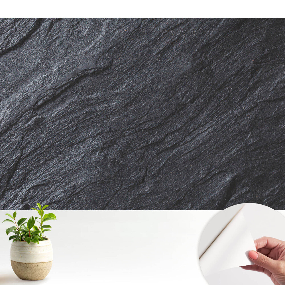 Öntapadós tapéta Sötét kő textúra