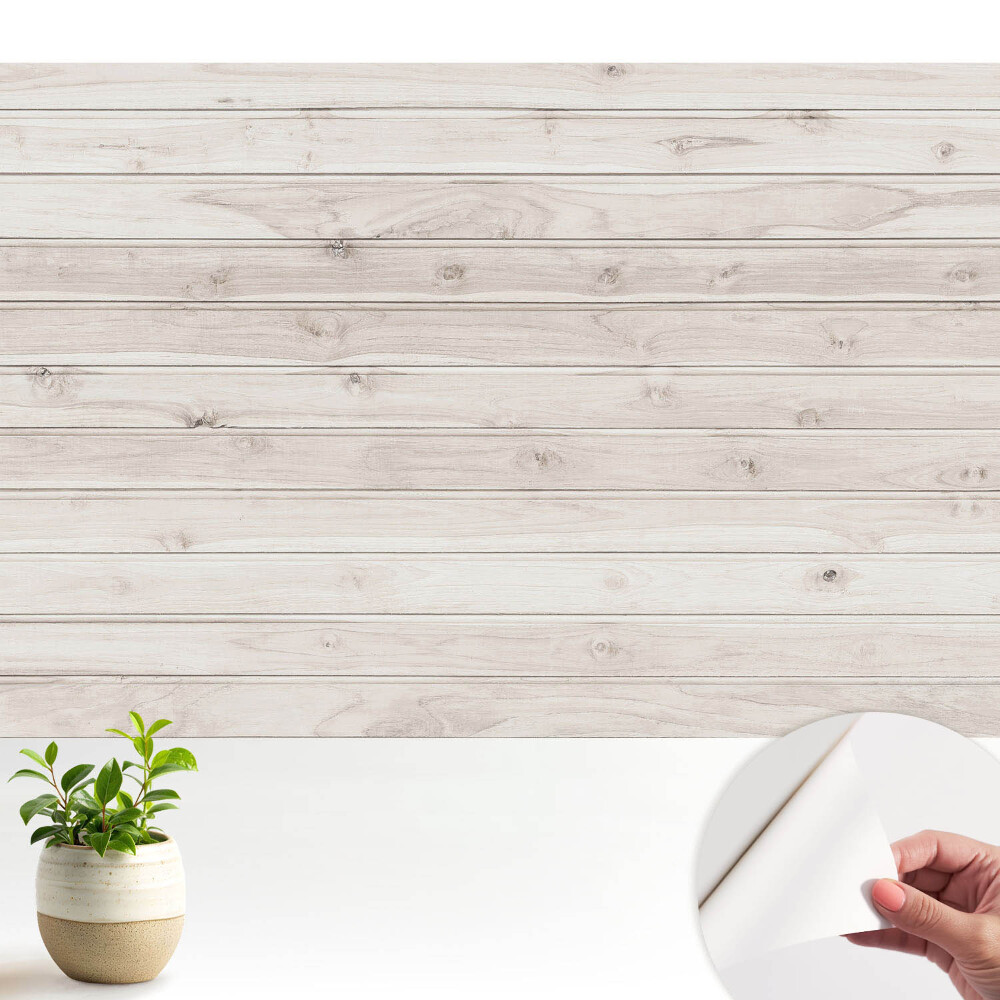 Modern tapéta Könnyű fa táblák vízszintes elrendezésben