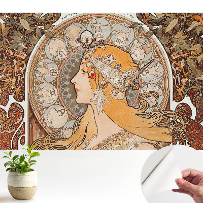 Öntapadós tapéta Nő és a zodiákus szimbólumok