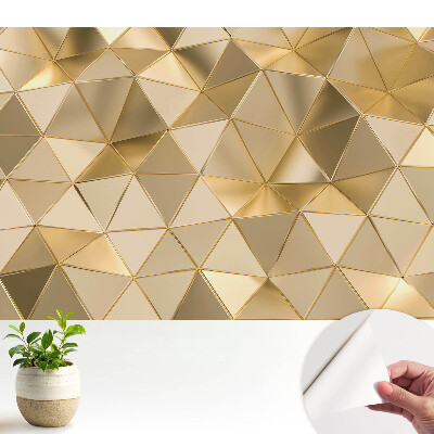 Öntapadó tapéta modern geometrikus háromszögekkel