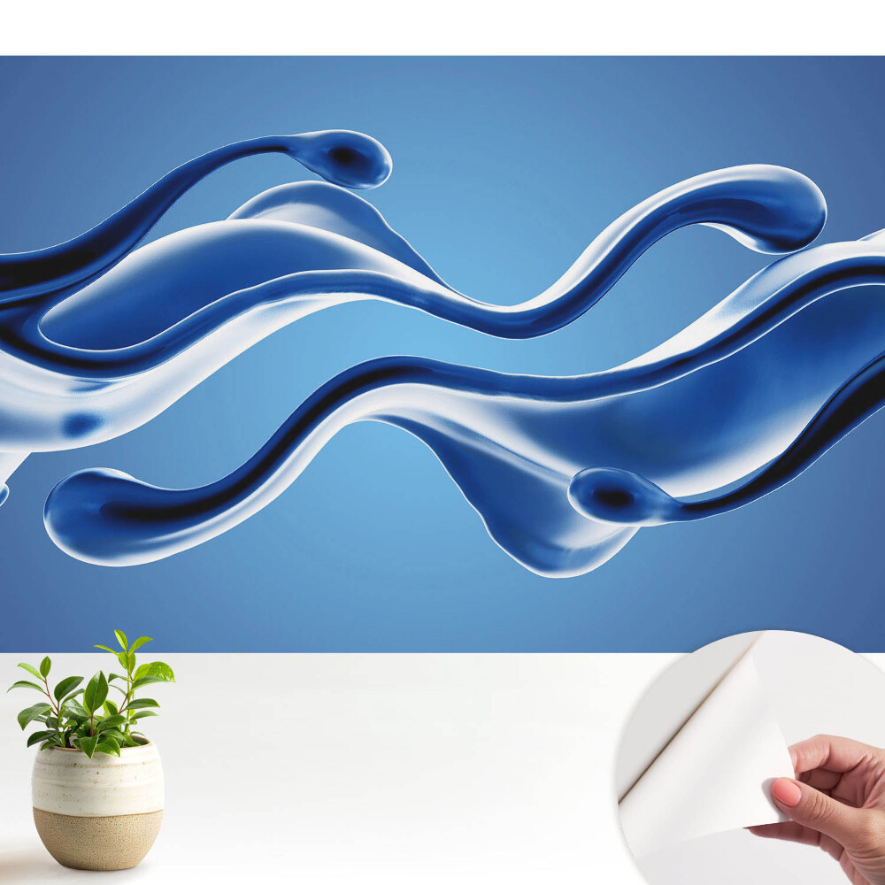 Tapéta Futurisztikus, folyékony formák