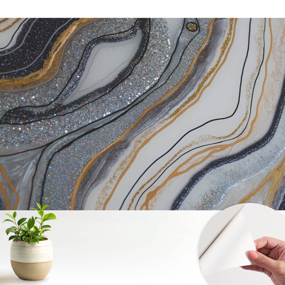 Tapéta Absztrakt hullámok elegáns ragyogás.