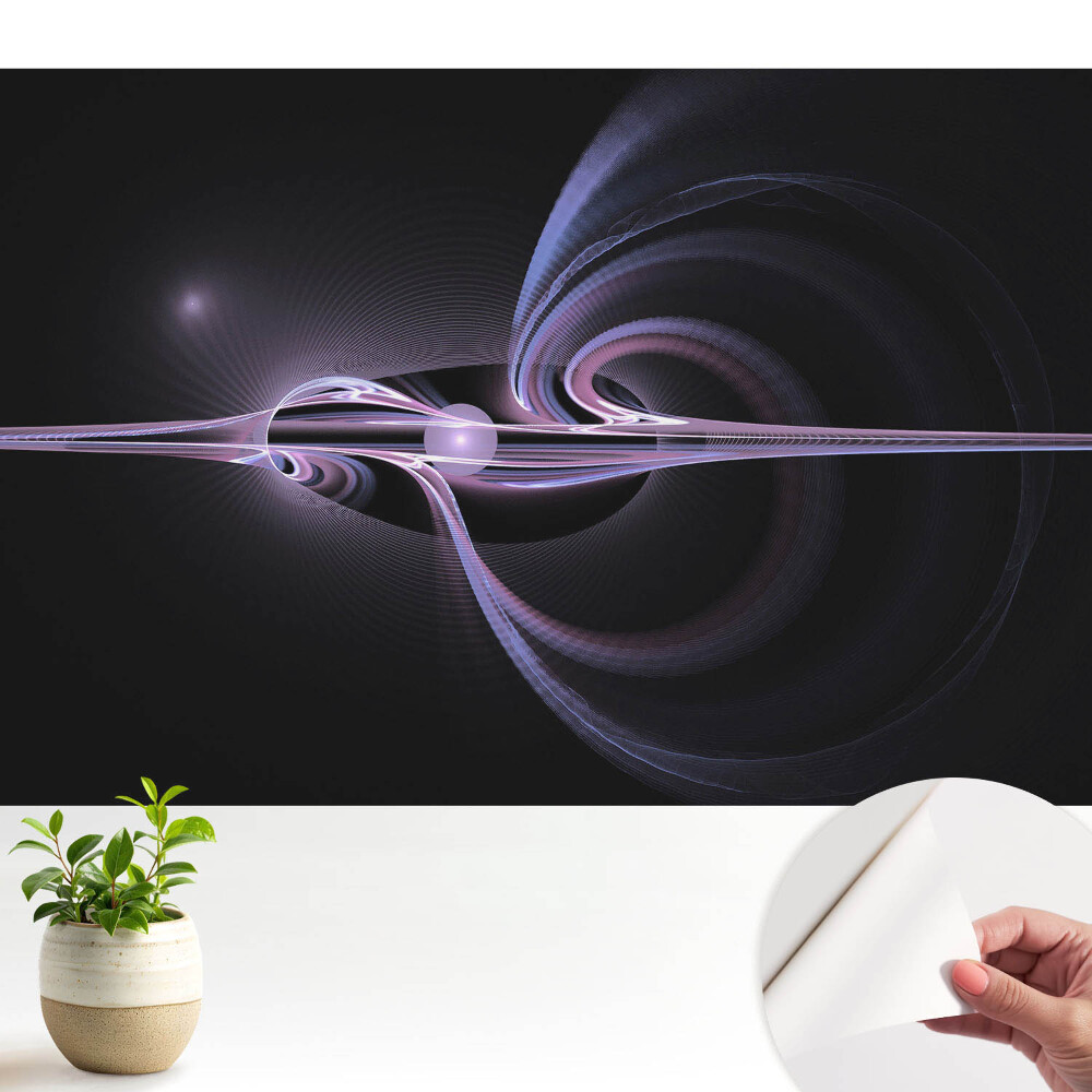 Öntapadó tapéta A vonalak és ívek lenyűgöző szimmetriája