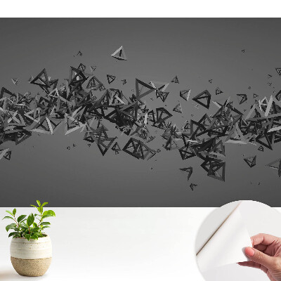 Öntapadós tapéta 3D káosz háromszögek