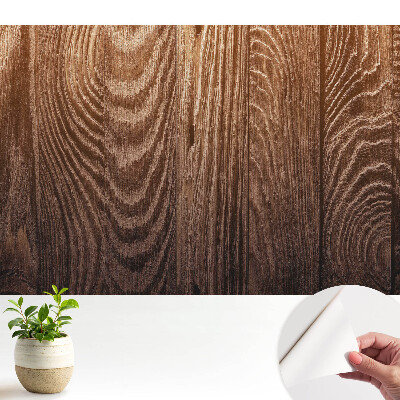 Öntapadós tapéta falra A faerezetes deszkák rusztikus melegsége