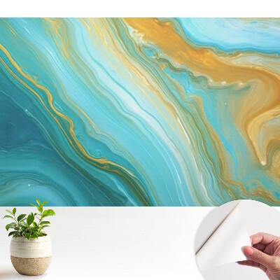 Modern tapéta Színhullámok absztrakt stílusban