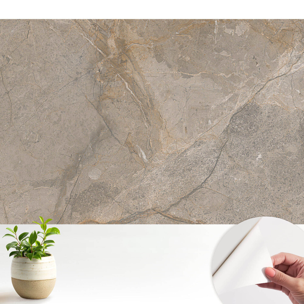 Dekor tapéta Bézs és szürke mintás kő