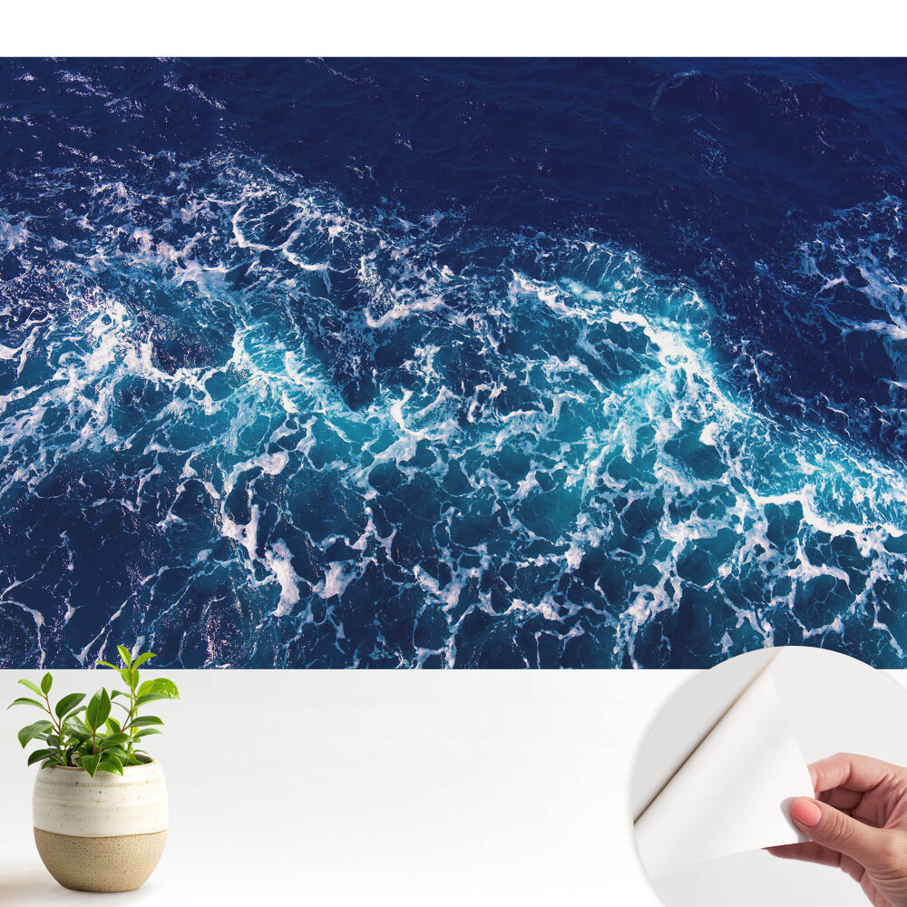 Öntapadó tapéta Energikus óceánhullámok