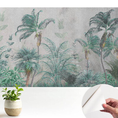 Öntapadó tapéta Trópusi pálmafák és levelek