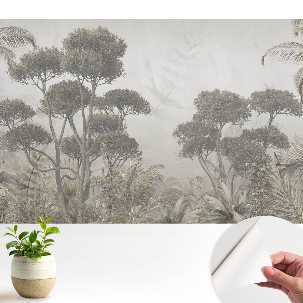 Dekor tapéta Egzotikus erdő rusztikus természet harmóniája