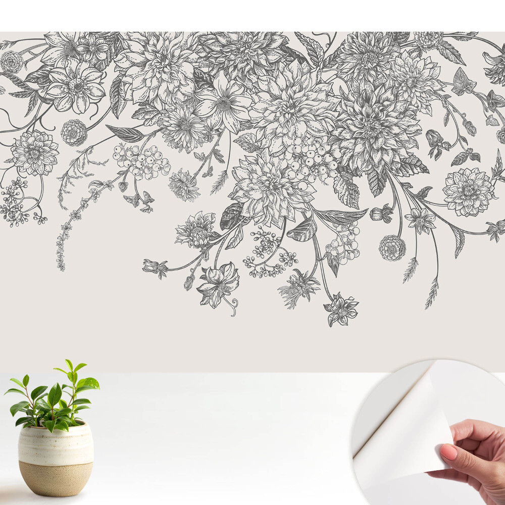 Tapéta Virágok eleganciája, a természet harmóniája