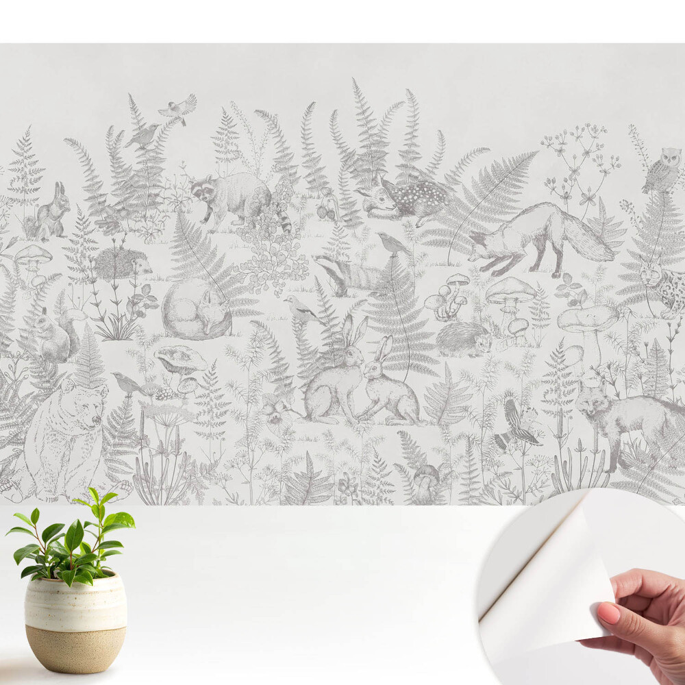 Modern tapéta Az erdő harmóniája a természetben