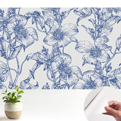 Öntapadó tapéta Elegáns klasszikus virágmintás