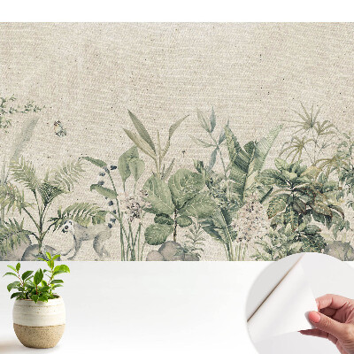 Öntapadó tapéta Egzotikus növény- és állatvilág